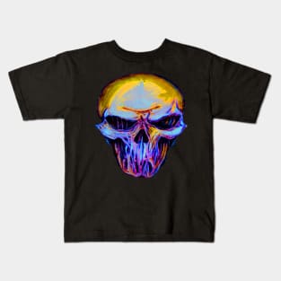 Deadly Silence orange blue Kids T-Shirt